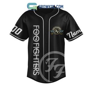 Foo Fighters 30th Anniversary Fan Personalized Baseball Jersey
