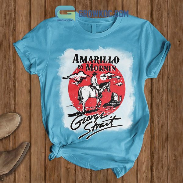 George Strait Music Amarillo By Mornin Fleece Pajamas Set