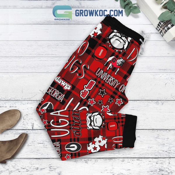 Georgia Bulldogs Party Like It’s 1980 Fleece Pajamas Set