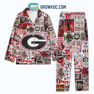 Georgia Bulldogs Proud Polyester Pajamas Set