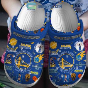 Golden State Warriors Champs Crocs Clogs White Edition