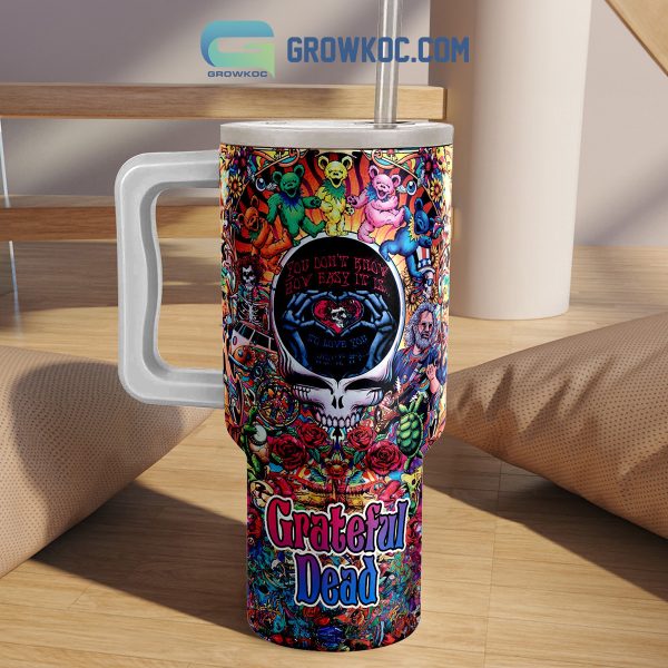 Grateful Dead Dancing Bears Fan 40oz Tumbler