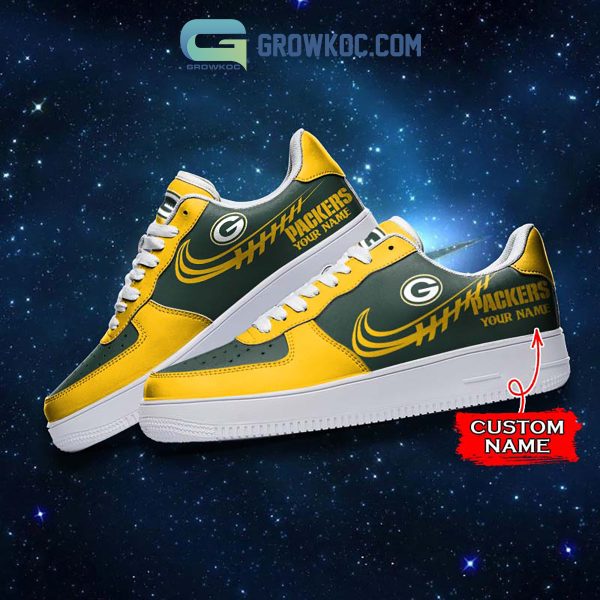 Green Bay Packers Personalized Air Force 1 Sneaker Shoes