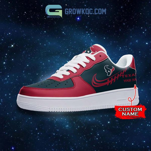 Houston Texans Personalized Air Force 1 Sneaker Shoes