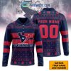 Houston Texans Winter Coming Personalized Long Sleeve Polo Shirt