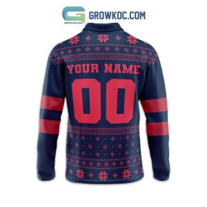 Houston Texans Winter Coming Personalized Long Sleeve Polo Shirt