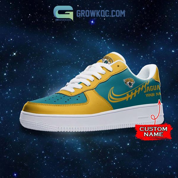 Jacksonville Jaguars Personalized Air Force 1 Sneaker Shoes