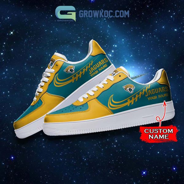 Jacksonville Jaguars Personalized Air Force 1 Sneaker Shoes