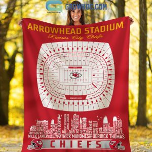 Kansas City Chiefs Arrowhead Stadium Legends Fleece Blanket Quilt