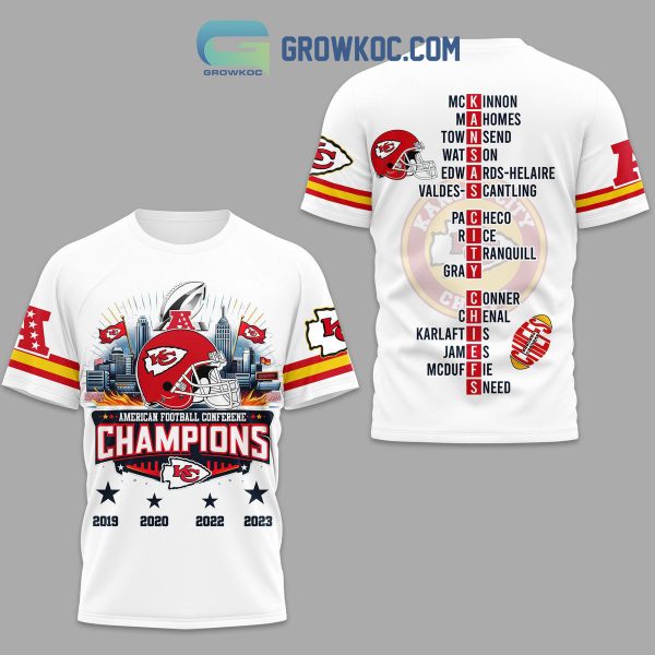 Kansas City Chiefs Back To Back AFC Champions 2024 Hoodie T Shirt Sweatshirt