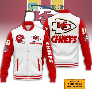 Kansas City Chiefs New Season Personalized Baseball Jacket