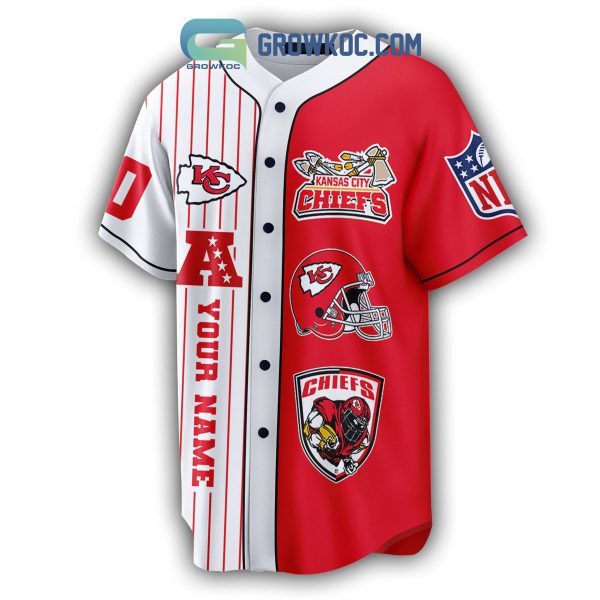 Kansas City Chiefs The Champions Team Personalized Baseball Jersey