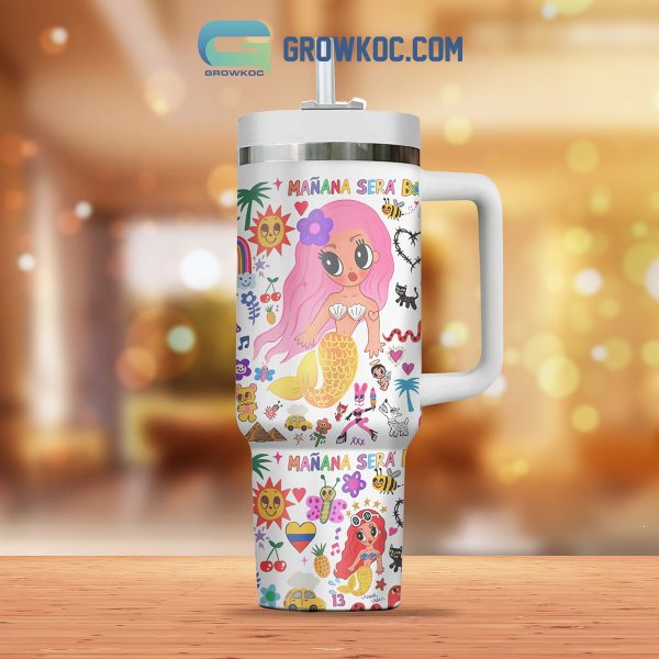 Karol G Bonito White Fan 40oz Tumbler