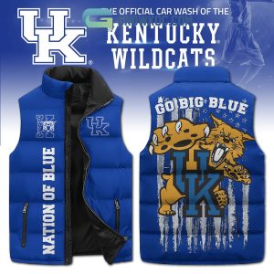 Kentucky Wildcats Go Big Blue Sleeve Puffer Jacket