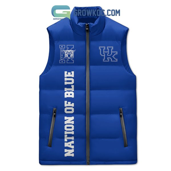 Kentucky Wildcats Go Big Blue Sleeve Puffer Jacket