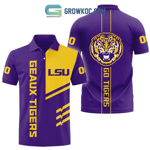 LSU tigers Geaux Tigers Fan Polo Shirt