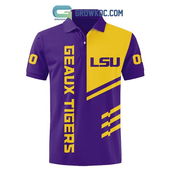 LSU tigers Geaux Tigers Fan Polo Shirt