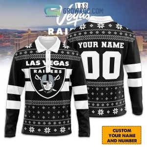 Las Vegas Raiders Fan Personalized Long Sleeve Polo Shirts
