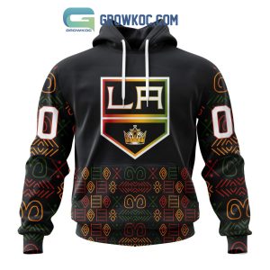 Los Angeles Kings Black History Month Personalized Hoodie Shirts