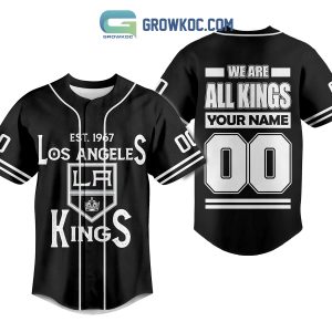 Los Angeles Kings LA Est 1967 Personalized Baseball Jersey