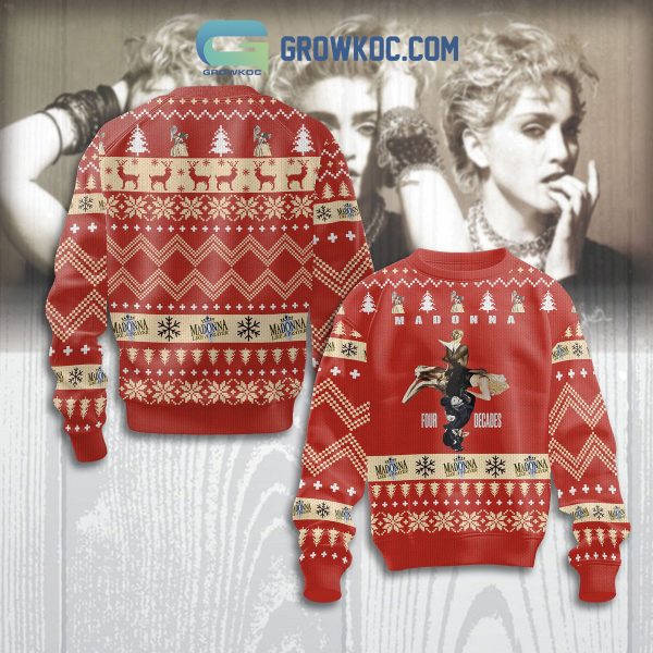 Madonna Four Decades Fan Ugly Sweater