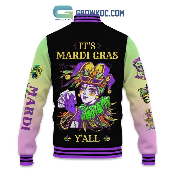 Mardi Gras Personalized Baseball Jacket