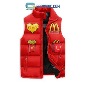 McDonald Be My Valentine Sleeveless Puffer Jacket