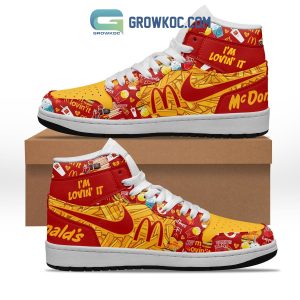 McDonald I’m Lovin’ It Air Jordan 1 Shoes Sneaker