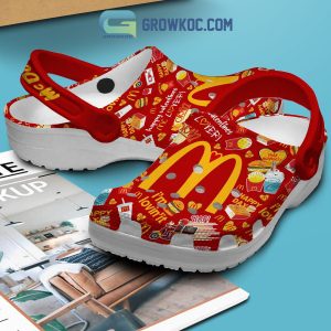 McDonald Lovers Valentine Crocs Clogs