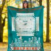 Minnesota Vikings U.S. Bank Stadium Legends Fleece Blanket Quilt