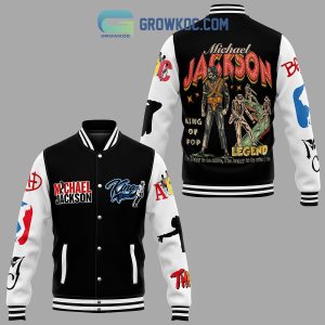 Michael Jackson King Moonwalk Fan Baseball Jacket