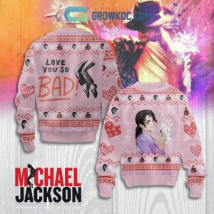 Michael Jackson Love You So Bad Ugly Sweater