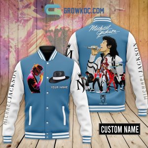 Michael Jackson The King The Legend Personalized Baseball Jacket