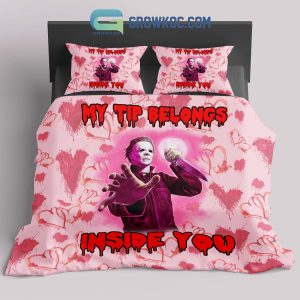 Michael Myers Inside You Valentine Bedding Set