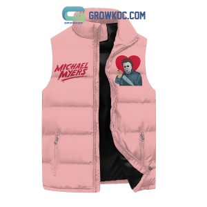 Michael Myers Valentine Sleeveless Puffer Jacket