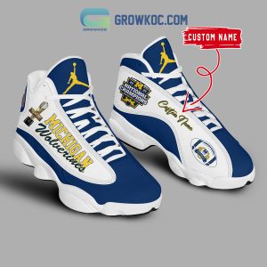 Michigan Wolverines 2023 National Champions Personalized Air Jordan 13 Shoes