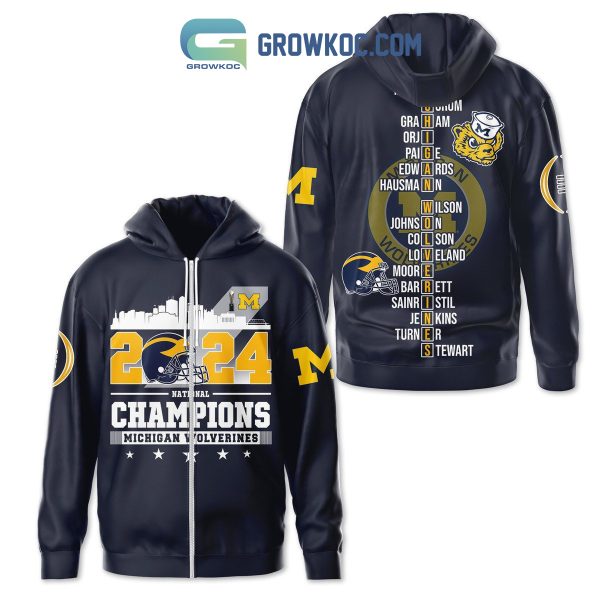 Michigan Wolverines 2024 National Champions Hoodie T Shirt