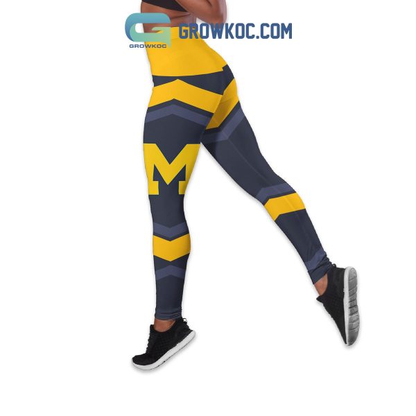 Michigan Wolverines 2024 Rose Bowl Game Champions Hoodie Leggings Set