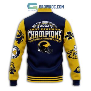 Michigan Wolverines Big Ten Conference 2023 Fan Personalized Baseball Jacket