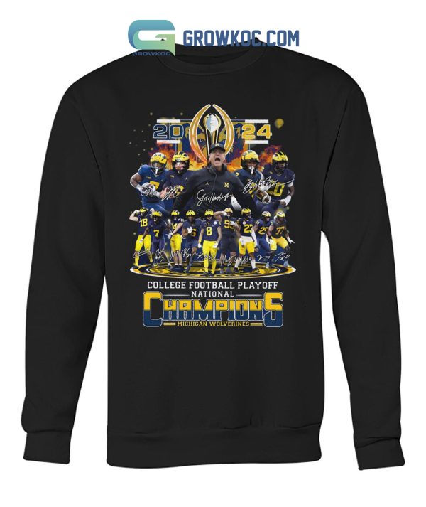 Michigan Wolverines College Football Playoff National Champions T Shirt