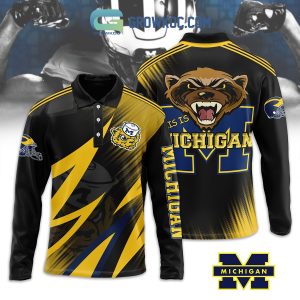 Michigan Wolverines Long Sleeve Polo Shirts