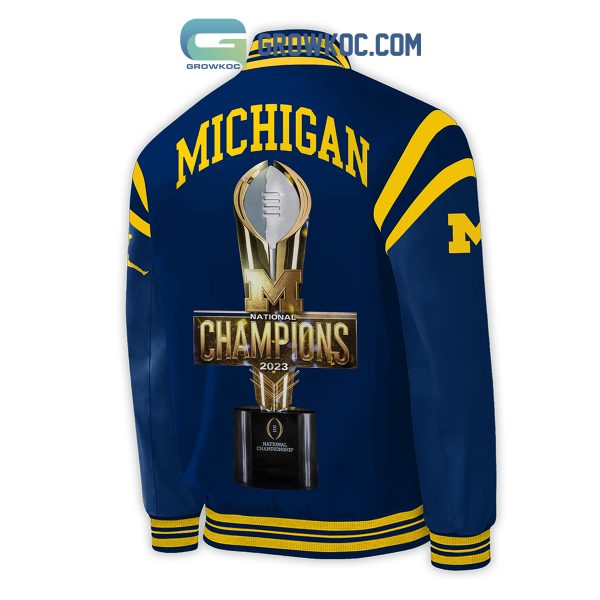 Michigan Wolverines National Champions 2023 Baseball Jacket