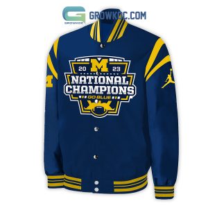 Michigan Wolverines National Champions 2023 Baseball Jacket