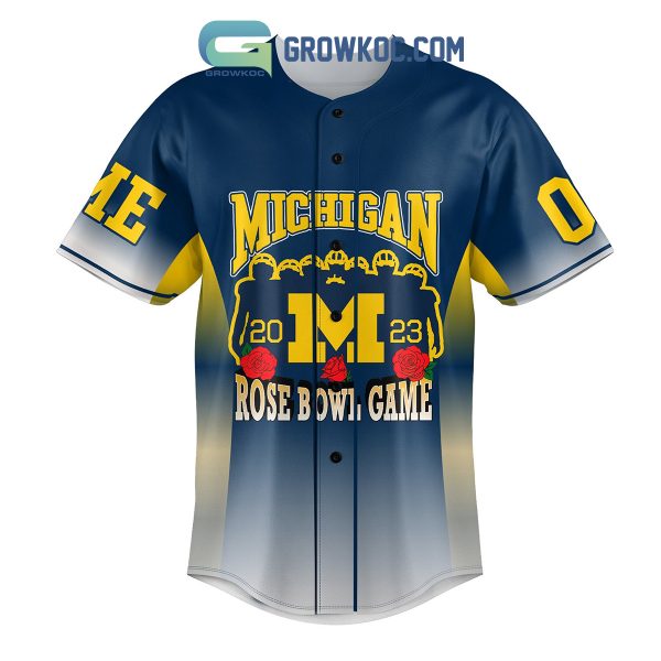 Michigan Wolverines Undefeated 2023 Perfect Season Personalized Baseball Jersey