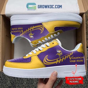 Minnesota Vikings Personalized Air Force 1 Sneaker Shoes