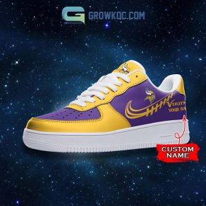 Minnesota Vikings Personalized Air Force 1 Sneaker Shoes