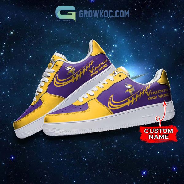 Minnesota Vikings Personalized Air Force 1 Sneaker Shoes