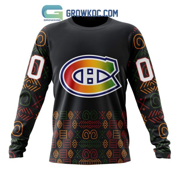 Montreal Canadiens Black History Month Personalized Hoodie Shirts