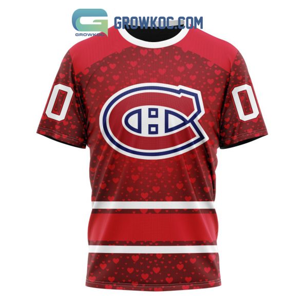 Montreal Canadiens Valentines Day Fan Hoodie Shirts