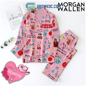 Morgan Wallen Cupid Aim Valentine Polyester Pajamas Set
